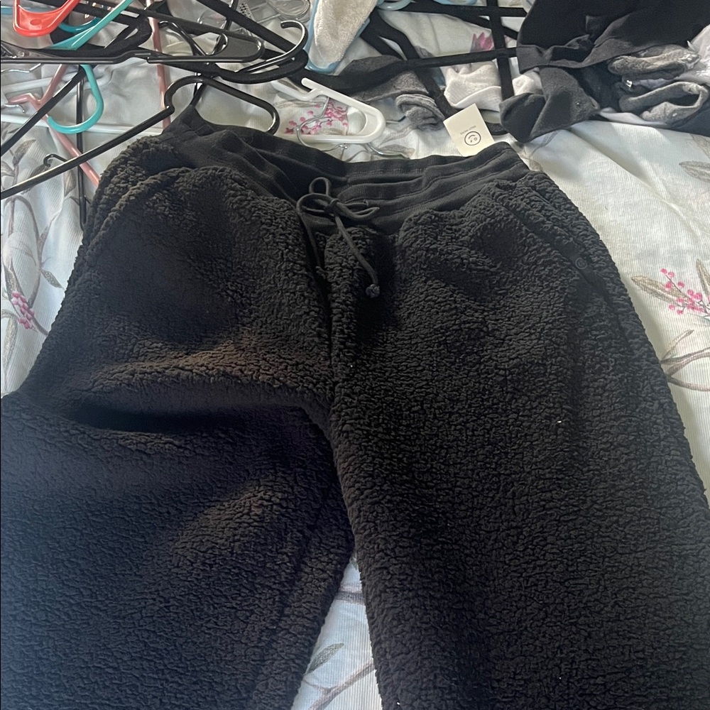 Gilly Hicks Black Fleece Pants